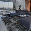 Designer viscose carpet