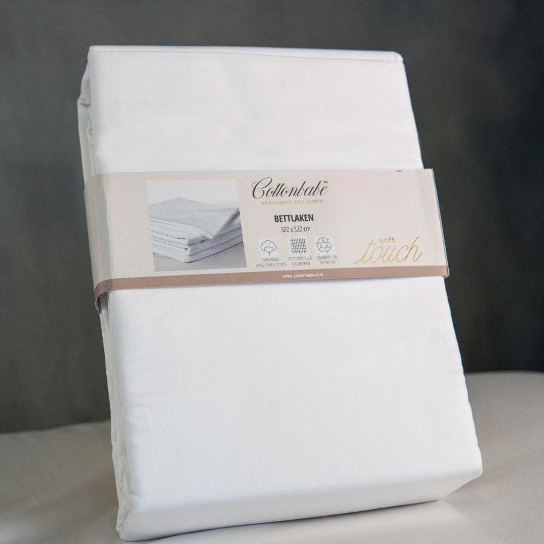Only California King Size Bettlaken – 100% Baumwolle, 600 Fadenzahl, Hotel-Luxus | Pflegeleicht & Atmungsaktiv