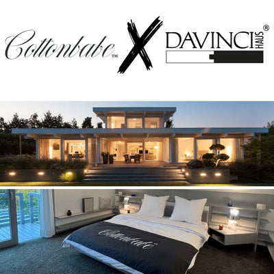 Cottonbabe™ x DAVINCI HAUS® - Exclusive bed linen in award-winning designer houses 