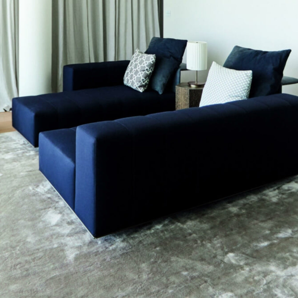 Cottonbabe Designer Viskose Teppich Baumwolle Luxus 5Sterne Qualität InteriorVintage UK Green