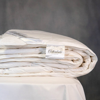 Luxus Weißgans Bettdecke & kaufen 100% Seidenweich Kissen | online